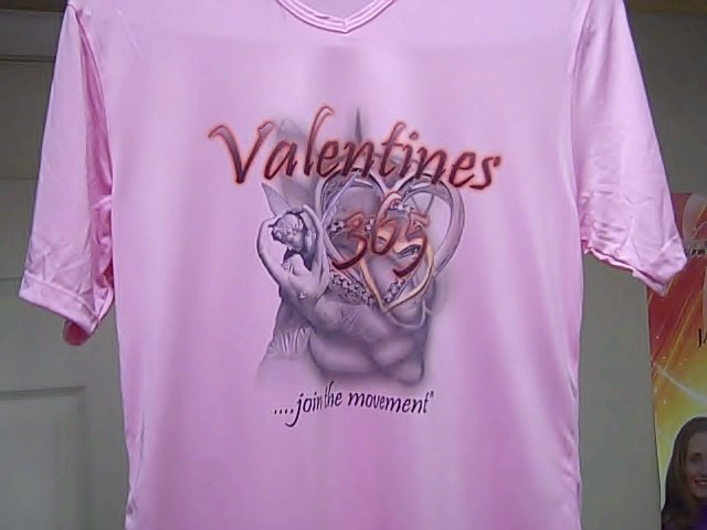  Valentine shirt made with sublimation printing